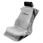 Seat Armour Front Car Seat Cover For Dodge Challenger - Grey Terry Cloth