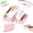 Pink, variant on A8 Waterproof Pill Organizer Set, 14 Day Pill Organizer with 14 Pill Pouches for Travel, Reusable BPA-Free Weekly Medicine Storage Binder with Large Zipper Pouch for Vitamins & Supplements (Pink)