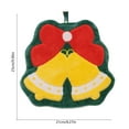 thumbnail image 3 of Matoen Christmas Hand Towel with Hanging Loop, Soft Absorbent Decorative Kitchen & Bathroom Towels for Xmas Decor, 3 of 6