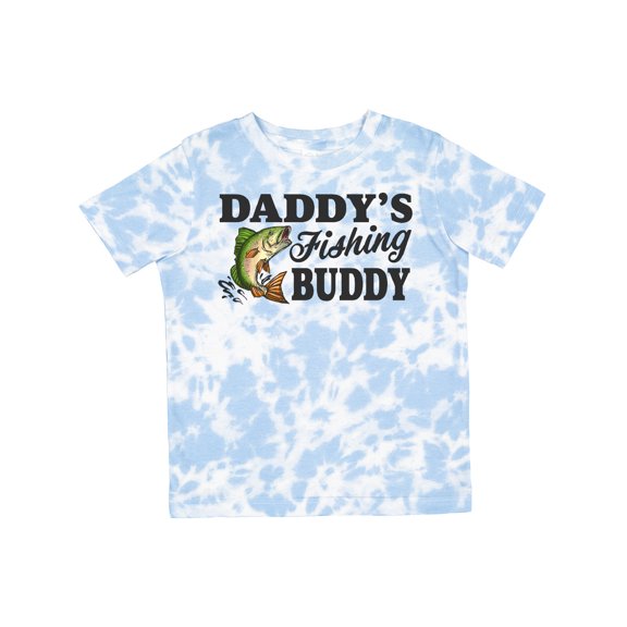 Inktastic Daddy's Fishing Buddy Boys Toddler T-Shirt
