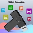 thumbnail image 5 of 16GB USB Flash Drive Bulk Thumb Drives 50 Pack with Lanyards USB 2.0 Jump Drive 16GB Memory Sticks Zip Drive Pen Drive for Storage and Backup( BLACK 16GB*50PCS), 5 of 7