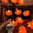 thumbnail image 6 of Lighted Marigold Garland, 9.84Ft 20 LED Artificial Marigold Flowers String Lights, Marigold String Lights USB Version, Festive Light String Decor for Day Of The Dead Halloween Home Party Decoration, 6 of 6