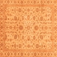 thumbnail image 1 of Ahgly Company Indoor Square Oriental Orange Modern Area Rugs, 6' Square, 1 of 4