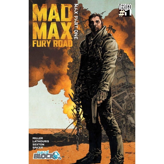 Libro de historietas Mad Max: Fury Road #1 - Nerd Block - 25 páginas