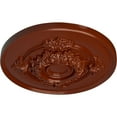 thumbnail image 3 of Ekena Millwork 13 3/4"OD x 1"P Monique Ceiling Medallion (Fits Canopies up to 3 3/4"), Hand-Painted Firebrick, 3 of 6