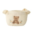 thumbnail image 1 of Cesta cambiador portátil para bebé con asas, multifuncional, organizador de ropa y juguetes para bebé Oso Sentado Pequeño, 1 of 9