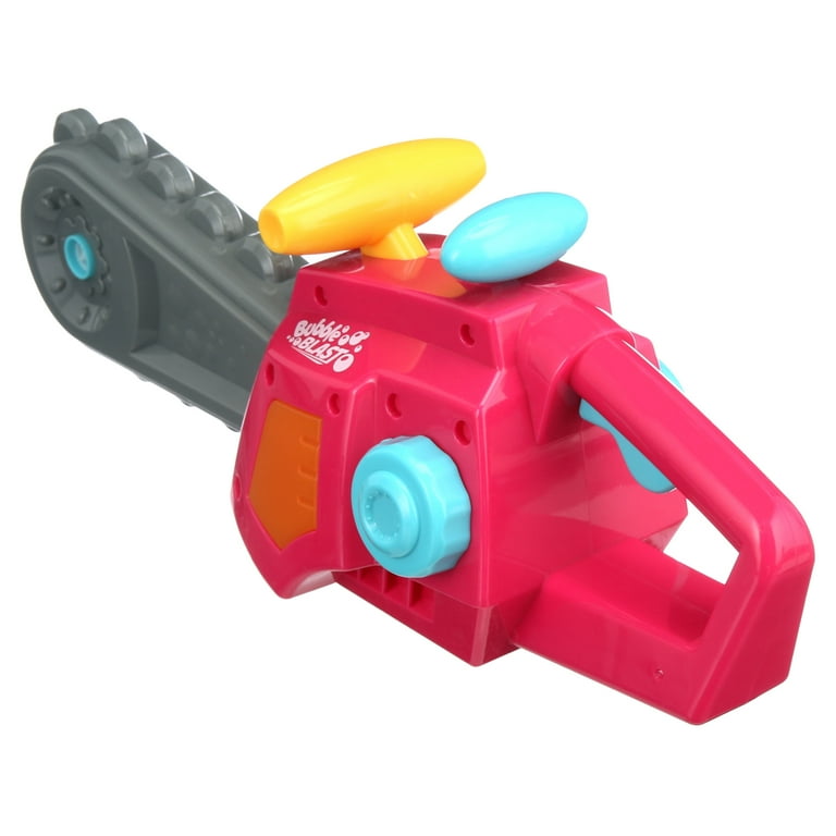 Kids Outdoor Bubble Gun for Kids and Toddlers, Chainsaw Bubble