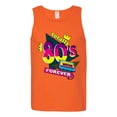 thumbnail image 3 of Totally 80's Forever Vintage Mens Graphic Tank Top, Orange, Medium, 3 of 5