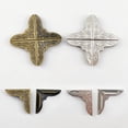 thumbnail image 4 of Queilt 40 Pcs, Coins en Fer Métallique Décoration Vintage Protecteurs d'Angle Rétro pour Livres Protecteurs d'Angle Vintage Décoration de Coins de Livres, 4 of 4