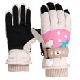 thumbnail image 4 of BinKFF Winter Gloves for Kids Waterproof Boys Girls Cute Snow Ski Gloves Toddler Snowboarding Gloves Windproof, Dinosaur Print Warm Cold Cotton Gloves, 4 of 4
