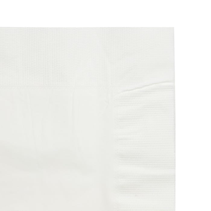 JAM Paper Medium Lunch Napkins, 6 1/2 x 6 1/2, White, 40/Pack