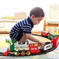 thumbnail image 2 of BESTSKY 2026 New Christmas Train Set,Electric Train Sets for Boys Toddlers,Classical Train Toys,Train Set with Sound,Lights,Locomotive,3 Cars&8 Tracks,Christmas Toy Train Gifts for Age 3 4 5 6, 2 of 6