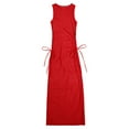 thumbnail image 3 of KDFJPTH Women's Cover Up Dress Red Beach Caftan S, 3 of 9