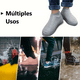 thumbnail image 2 of Cubrecalzado Impermeable de Silicona Para Lluvia, Tenis Zapatos y Botas, Protector Antideslizante, Negro (Negro), 2 of 9