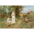 thumbnail image 2 of Henry John Yeend King 24x18 Gold Ornate Framed and Double Matted Museum Art Print Titled - Two Blackberry Gatherers, 2 of 4