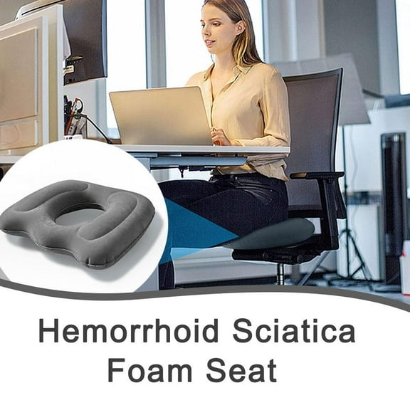 HPDL KLiHDSM Buttocks Pad Prostate Coccyx Hemorrhoid Sciatica Foam Pillow Pain Seat Donut Seat Cushion Tailbone M6F5 Relief