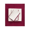 thumbnail image 5 of SUSSEXHOME Wine Forever %100 Cotton Duvet Cover Set Claret, King Size Duvet Cover, 1 Duvet Cover, 1 Fitted Sheet and 2 Pillowcases, Iron Safe, Hypoallergenic, Breathable Bedding Set, 5 of 6