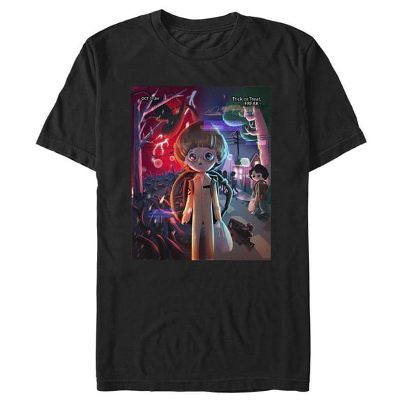 Netflix Men's Stranger Things Ghostbuster Will and Mike Graphic T-Shirt