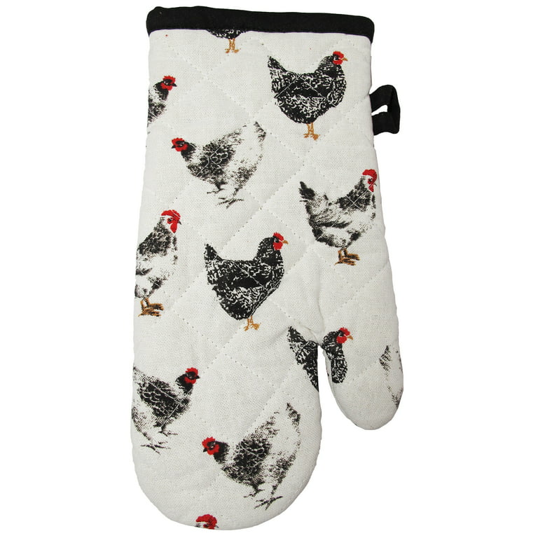 Personalized Country Rooster Kitchen Towel and Pot Holder Gift Set