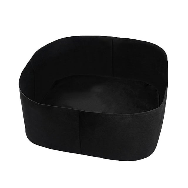 Small Raised Garden Bed Fabric Rectangle Breathable Planting Container Bag for Balcony Home Gardening, Raised Flower Bed