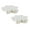 White/2PCS, variant on Winter Snowflake Serving Tray with Lid, 2PCS Snack & Cookie Storage Container Set, Cute Holiday Candy, Fruit, Cheese Organizer, Festive Winter Tableware