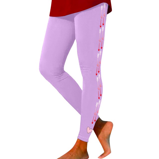 Gibobby Leggins termicos mujer Leggings con estampado de Navidad para mujer, pantalones para Yoga, mallas de compresión(Morado,XG)