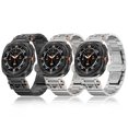 thumbnail image 5 of Band for Samsung Galaxy Watch 7 Ultra 47mm,No Gap Metal Bands with Watch Link Removal Compatible with Galaxy Watch Ultra 47mm(2024) for Men Women Stainless Steel Bands Strap,Starlight, 5 of 6