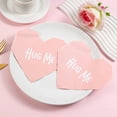 thumbnail image 6 of RKSTN Heart Napkins - 100 PCS - Bulk Heart Shaped Valentine's Day Disposable Napkins for Valentine's Day Decorations Party Supplies - Pink, 6 of 6