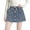 Blue, variant on GiLiling Denim Skirts for Girls Mini Skirt Elastic Waist A-Line Skirt with Large Pockets and Decorative Buttons for Casual Everyday Wear (Yellow, 4-5 Years)