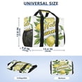 thumbnail image 3 of Hello Summer Lemons Reusable Grocery Bags with Handle Side Pocket Waterproof Shopping Portable Tote, 3 of 8