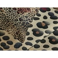 thumbnail image 4 of Ambesonne Leopard Quilted Bedspread Set 3 Pcs, Pattern with Heavy Details, Queen Size, Camel Dried Rose, 4 of 5