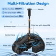 thumbnail image 3 of Kit de Filtro Solar para Estanque POPOSOAP 55W con Bomba de 580 GPH, 3 of 9