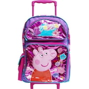 Peppa Pig 16" Large Rolling School Backpack