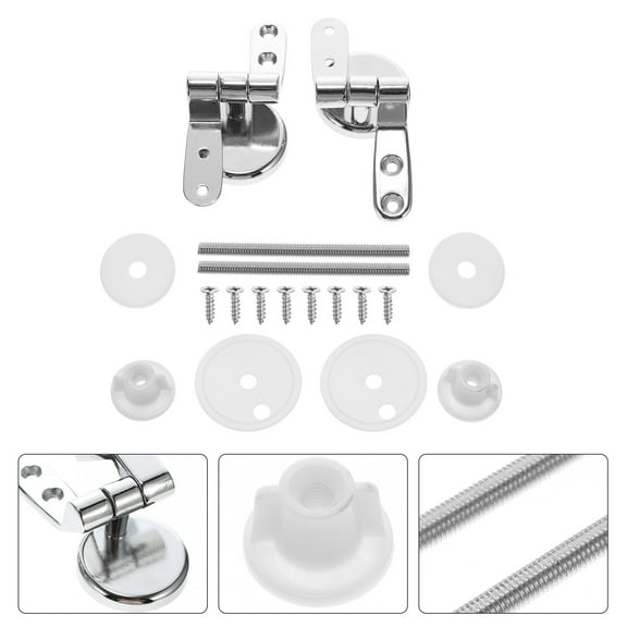 IBASETOY 1 Set Toilet Seat Hinges Installation Bolts for Homeowners Fixing Screws