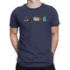 thumbnail image 1 of Camiseta de tela con cuello redondo y diseño de gamer para hombre, divertida y de alta calidad, ideal como regalo, estilo harajuku., 1 of 7