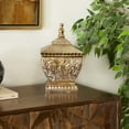 thumbnail image 2 of DecMode 8" x 12" Gold Polystone Decorative Jars, 1-Piece, 2 of 8