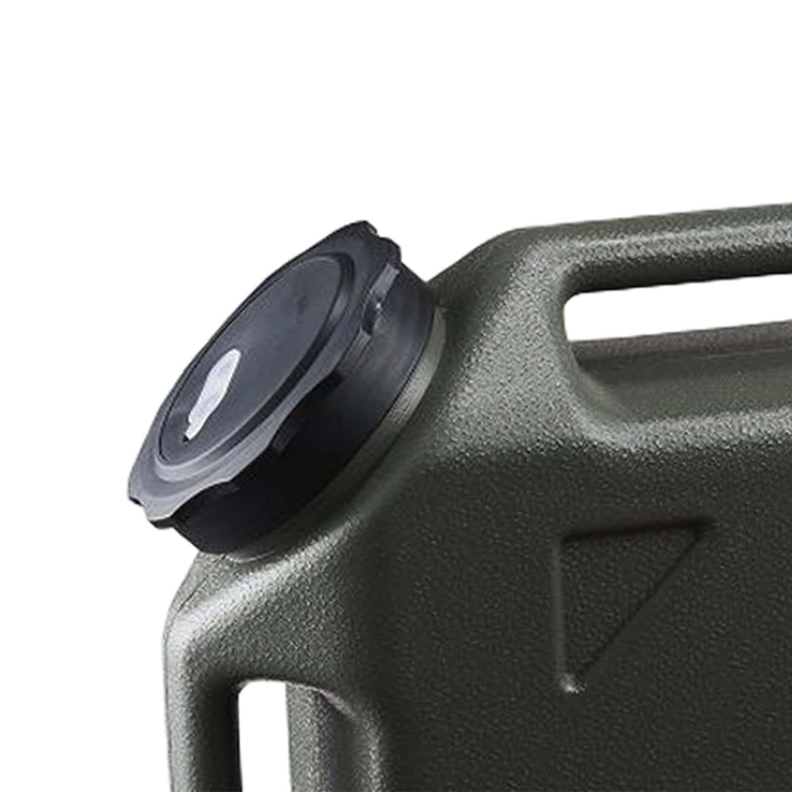 Wswqop Portable Camping Water Storage Jug 10L/2.64 Gallon Canister Water Tank Container Dark Green