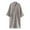 Gray, variant on Wyobmus Men's Cotton Robe Lightweight Knee Length Kimono Bathrobe Nightgown Shower Robe for Spa White