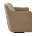 thumbnail image 4 of Bowery Hill Modern / Contemporary Light Brown Swivel Accent Chair, 4 of 5
