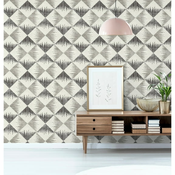Arthouse Aztec Geometric Mono Non-Woven Wallpaper