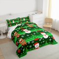 thumbnail image 3 of Manfei Winter Cute Snowman Bedding Comforter Set for Kids, Merry Christmas Twin Comforter Sets, Kawaii Deer Animal Reversible Bedding Set, Lightweight Room Decor, 2-Piece, 3 of 8