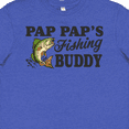thumbnail image 4 of Inktastic Pap Pap's Fishing Buddy Youth T-Shirt, 4 of 5