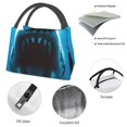 thumbnail image 4 of Fotbe Open-Mouthed Shark Bolsa Térmica Portátil con Estampado, Bolsa de Entrega de Alimentos Aislada, Bolsa Reutilizable de Gran Capacidad para Comidas y Supermercado, 4 of 6