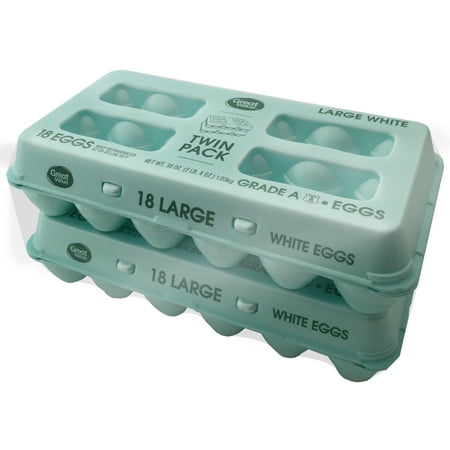Great Value Large Grade A Eggs, 36 ct