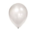thumbnail image 2 of Tout pour célébrer Lot de 12 ballons nacrés argentés, 12CT x 12in Ballon en latex d'hélium, 2 of 3