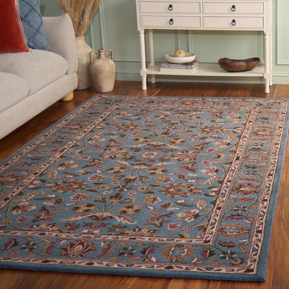 Safavieh Heritage Leinster Oriental Wool Area Rug, Blue, 6' x 6' Square