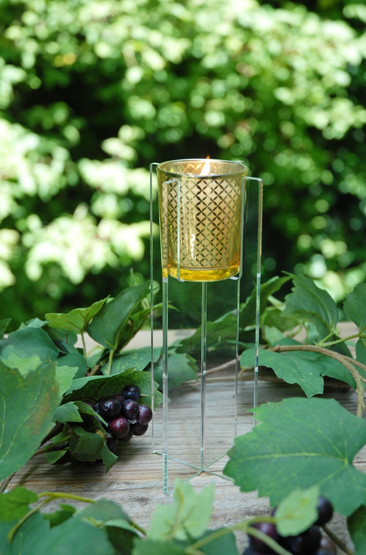 Acrylic Votive Candle Holder 8 inch