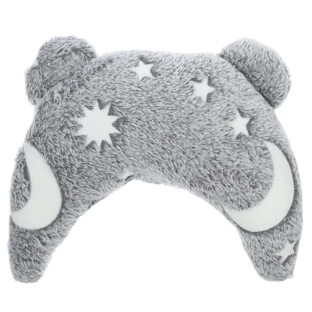 Almohada en forma de U para perros pequeños y gatos Almohada para el cuello Cojín de media luna Almohada cómoda para dormir para calmar a las mascotas Almohada que brilla en la oscuridad