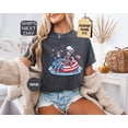 thumbnail image 3 of Teeso Comfort Colors® Patriotic Skeleton Shirt, Funny Patriotic USA T-shirt, 4th of July Humor Tee, Red M, 3 of 8