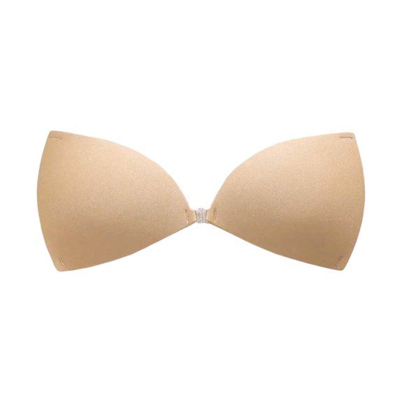 SIYUDAN Strapless Sports Bras for Women Push Up Triangle Cup Wireless Breathable Basic Bra for Bride Tube Tops for Women, Size A